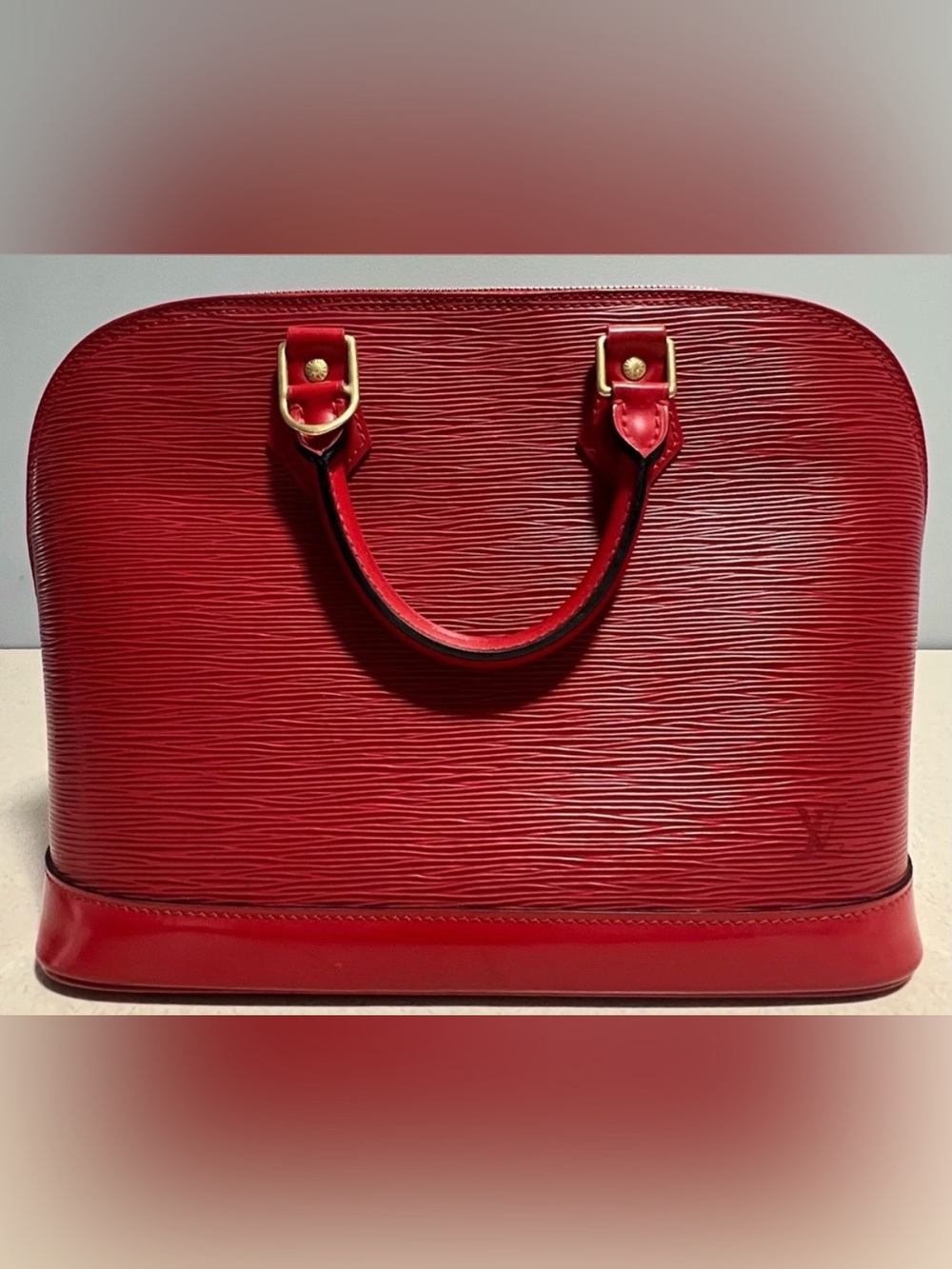 Louis Vuitton Alma Pm Epi Leather
